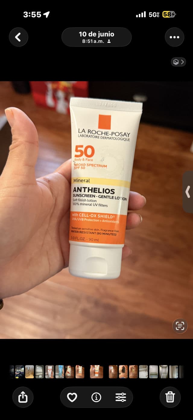 La Roche-Posay Anthelios Body and Face Gentle-Lotion Mineral Sunscreen SPF 50 review photo by lety15