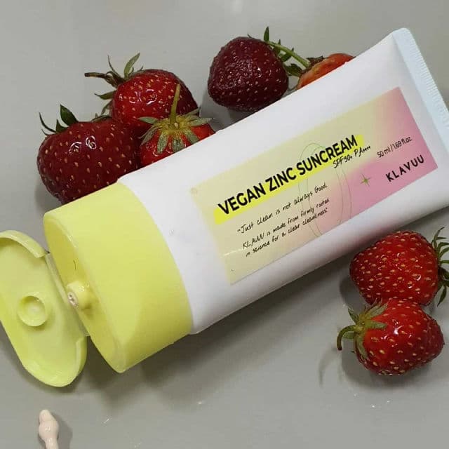 Klavuu Vegan Zinc Suncream SPF50+ PA++++ review photo by SskinN