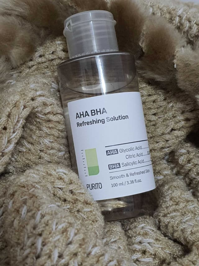 PURITO AHA BHA Refreshing Solution review photo by SskinN