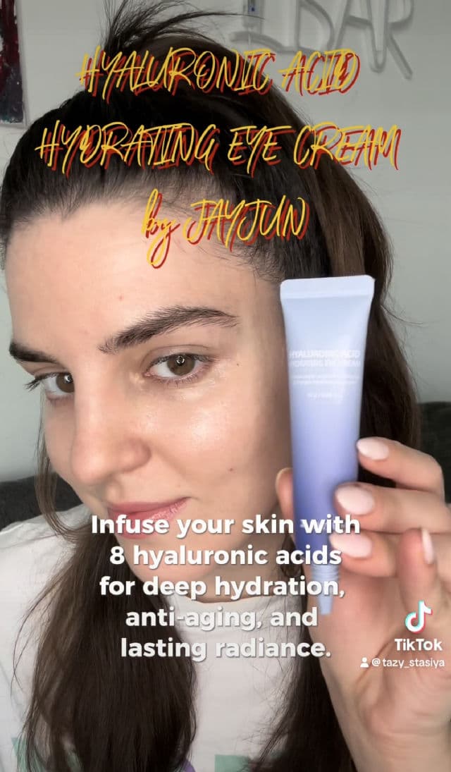 Jayjun Hyaluronic Acid Hydrating Eye Cream review photo by Stasiia