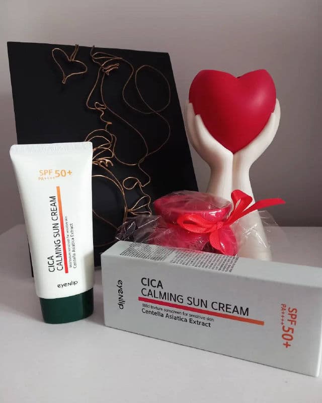 EYENLIP Cica Calming Sun Cream SPF50+ PA+++ review photo by Didi19