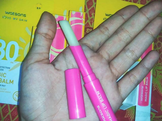Watsons Daily Protection Sunscreen Magic Lip Balm SPF30 PA++++ review photo by dalioww