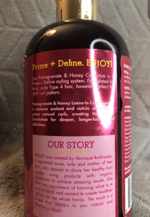 Mielle Organics Pomegranate & Honey Leave-In Conditioner review photo by LeleSample