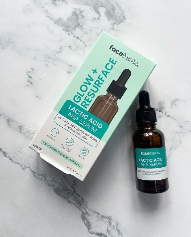 Face Facts Glow & Resurface Lactic Acid Moisturising Facial Serum review photo by nkay