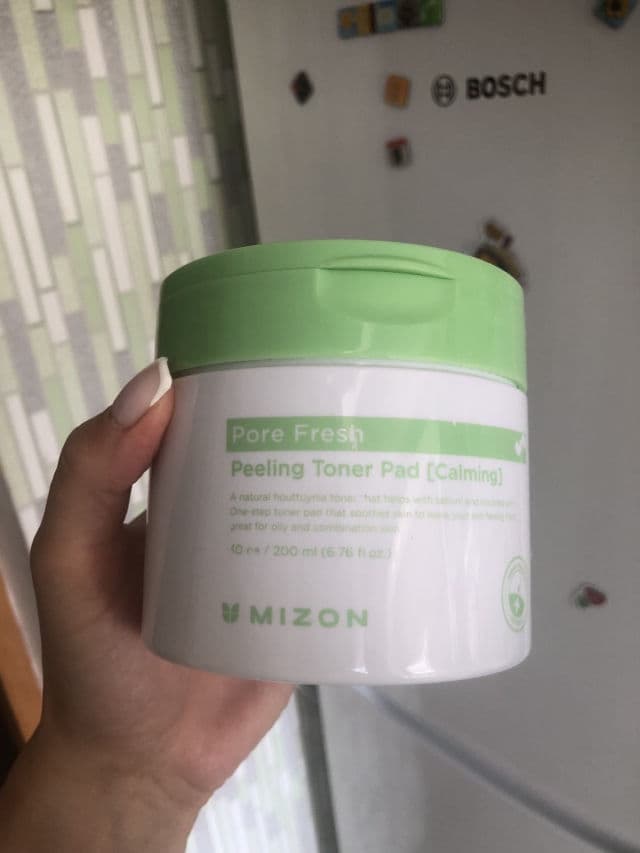 Mizon Pore Fresh Peeling Toner Pad - Calming review photo by mariepat