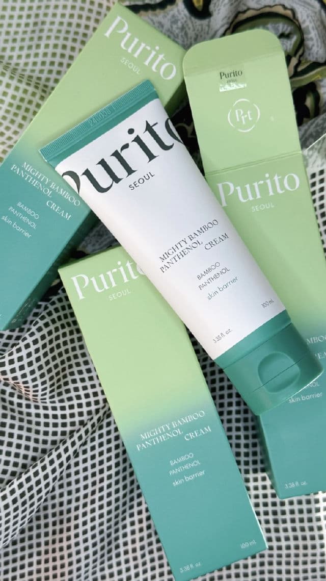 PURITO Mighty Bamboo Panthenol Cream review photo by Maicarons
