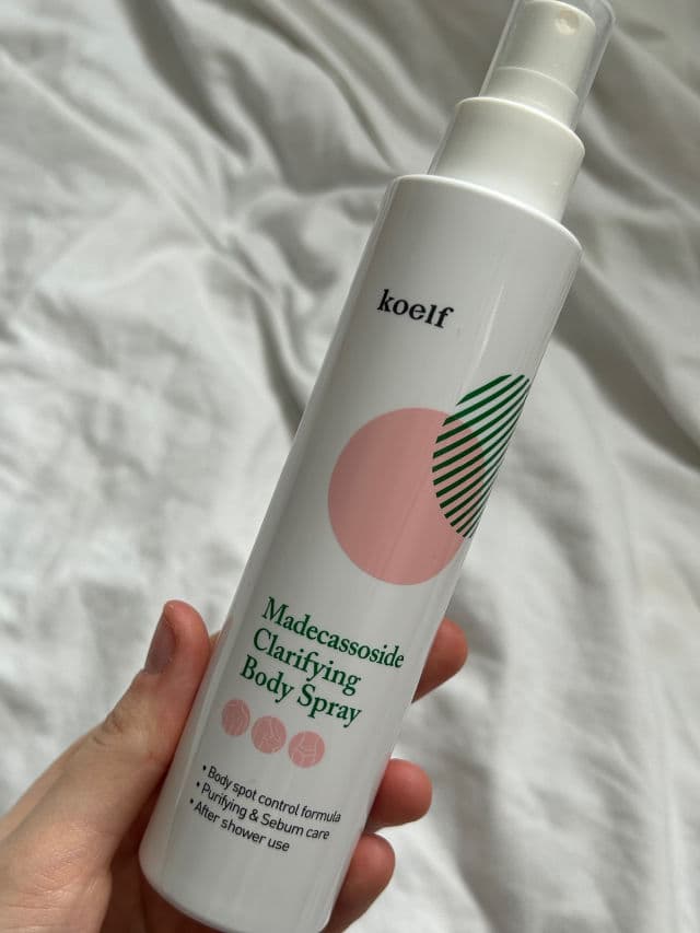 Koelf Madecassoside Clarifying Body Spray review photo by livque