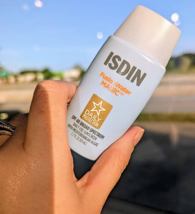 ISDIN Fusion Water Magic SPF 50 review photo by andreah