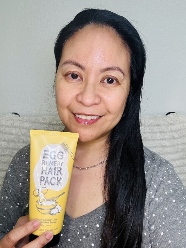 TOO COOL FOR SCHOOL Egg Remedy Hair Pack review photo by JeejeeLoteria