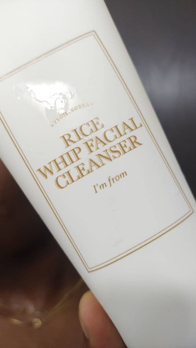 I'M FROM Rice Whip Facial Cleanser review photo by Adejisola