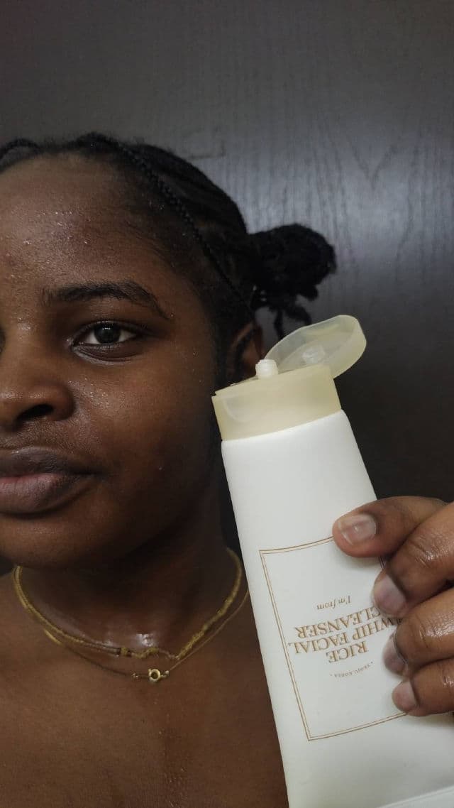 I'M FROM Rice Whip Facial Cleanser review photo by Adejisola