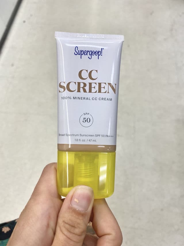 Supergoop! CC Screen 100% Mineral CC Cream SPF 50 review photo by brib