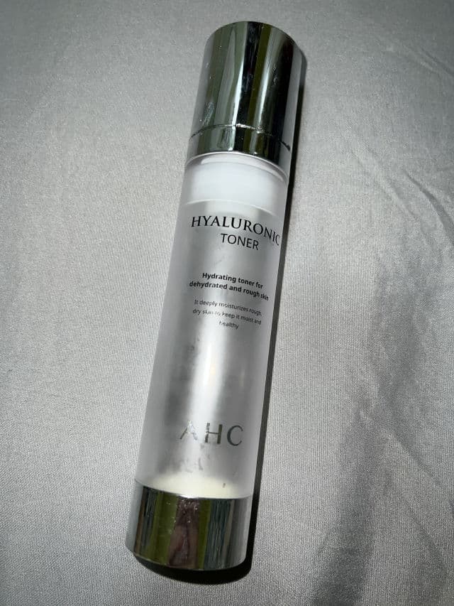 AHC Hyaluronic Toner review photo by givemeglowyskin