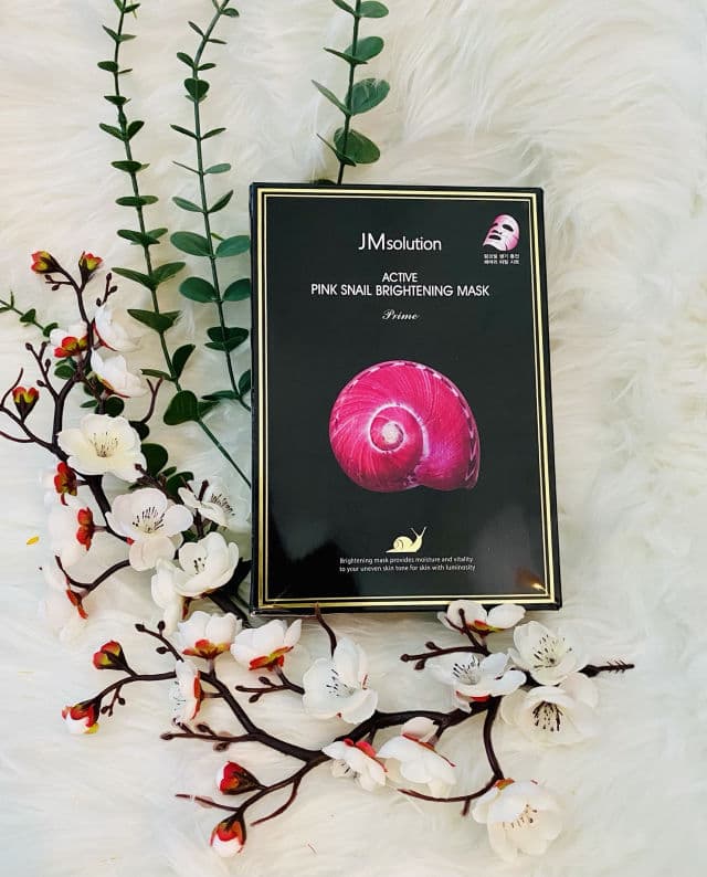 JMsolution Active Pink Snail Brightening Mask review photo by Thuhienpham