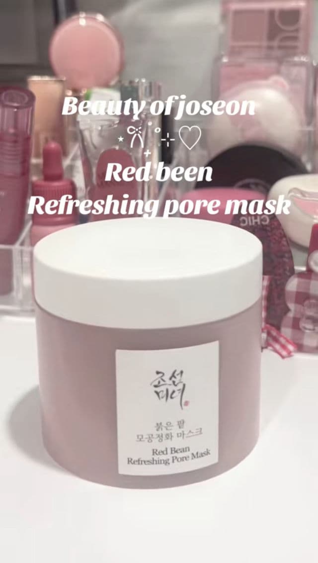 BEAUTY OF JOSEON Red Bean Refreshing Pore Mask review photo by Fenmeii