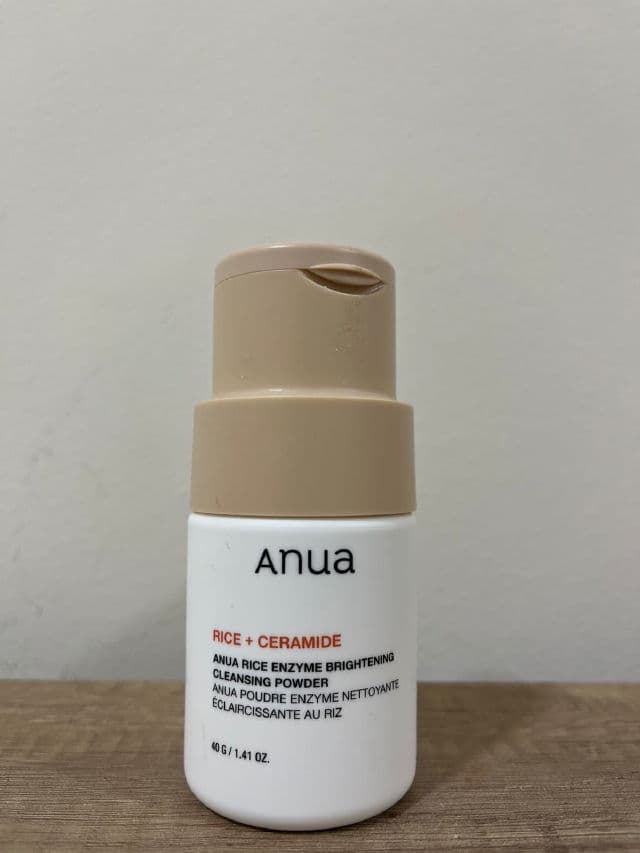 ANUA Rice Enzyme Brightening Cleansing Powder review photo by Arwaskin