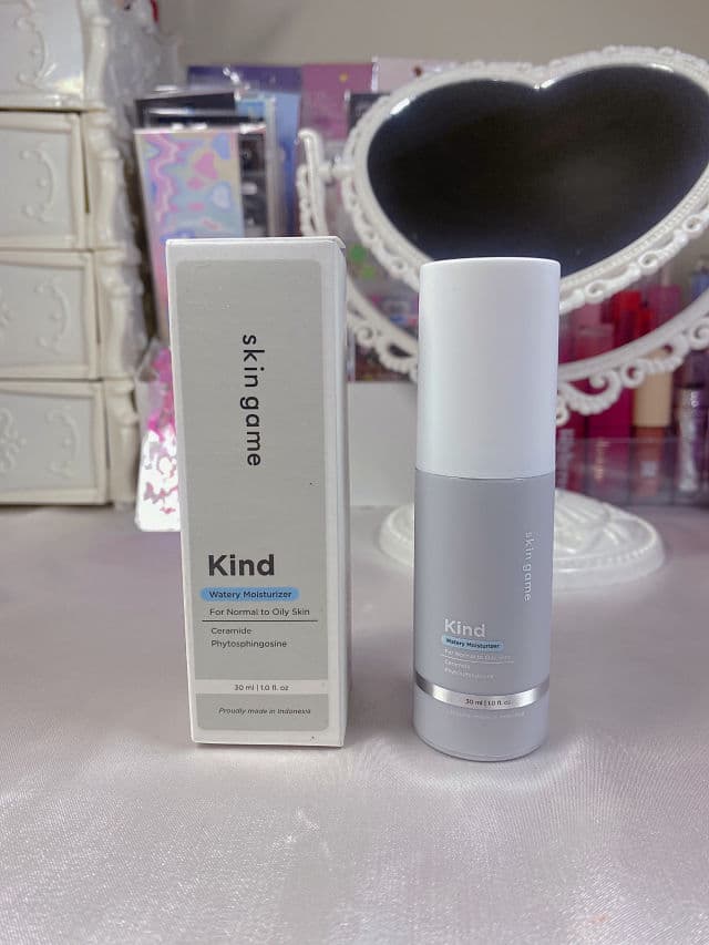 Skin game Kind Watery Moisturizer review photo by aprlrefh