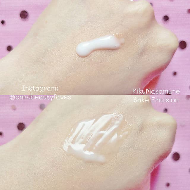 Kiku-Masamune Sake Brewing Skin Care Emulsion review photo by cmvbeautyfaves