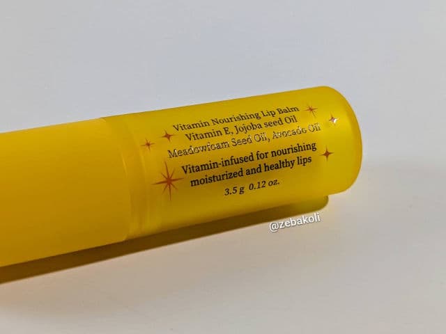 Tocobo Vitamin Nourishing Lip Balm review photo by Zeba