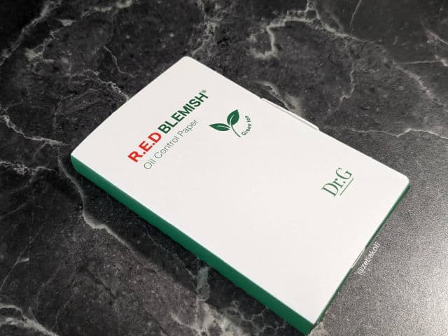 DR.G R.E.D Blemish Oil Control Paper review photo by Zeba