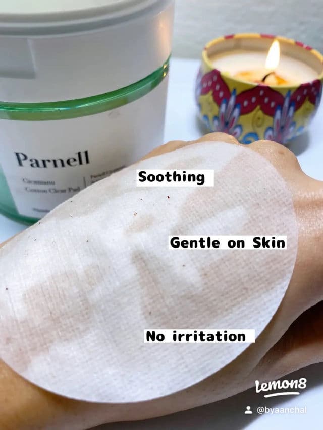 Parnell Cicamanu Cotton Clear Pad review photo by Aanchal