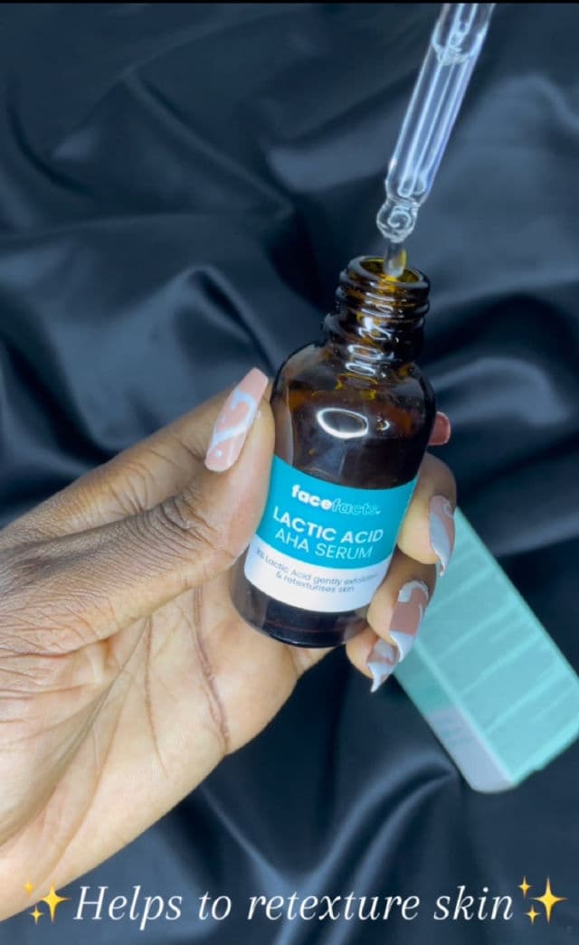 Face Facts Glow & Resurface Lactic Acid Moisturising Facial Serum review photo by Azeezahh