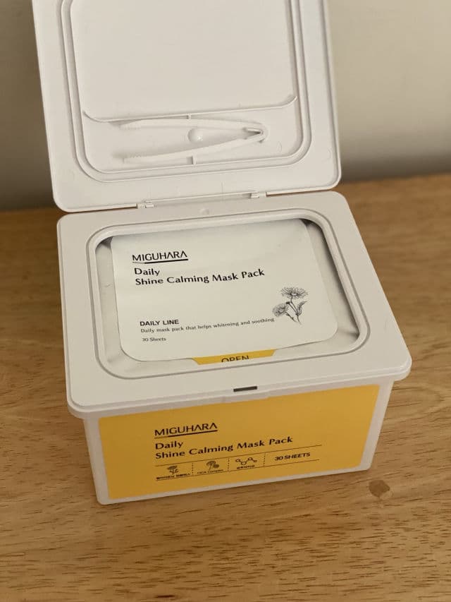 Miguhara Shine Calming Daily Pack review photo by Christina0101