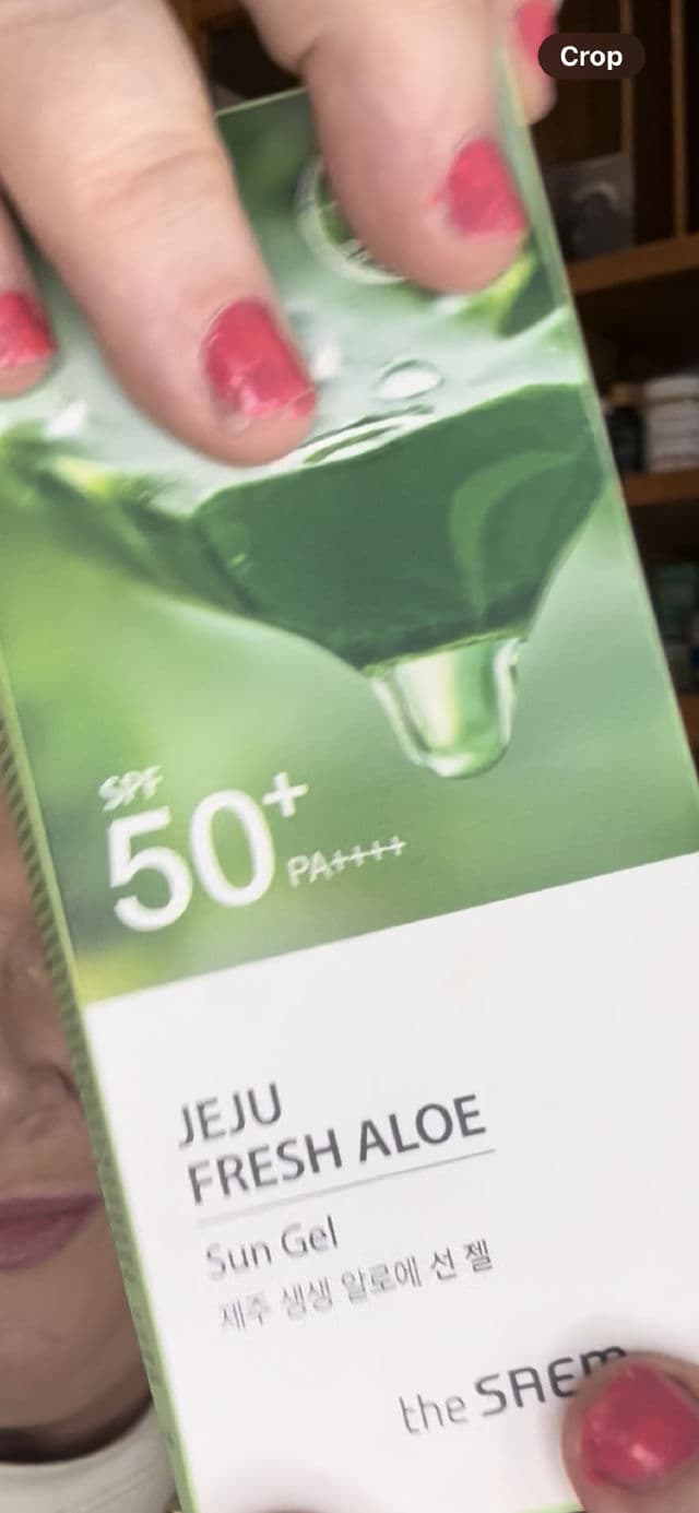 THE SAEM Jeju Fresh Aloe Sun Gel SPF50+ review photo by Gabrielle05