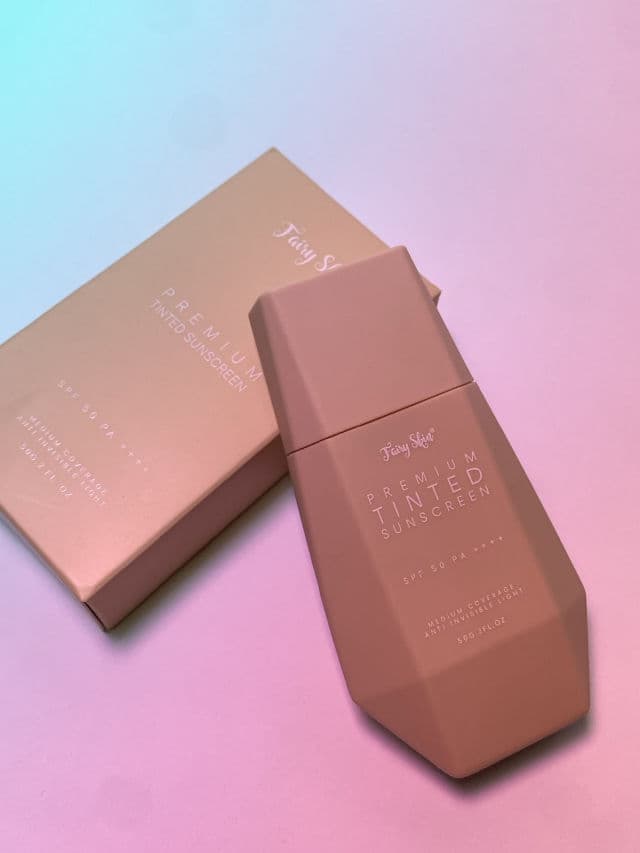 Fairy Skin Premium Tinted Sunscreen SPF50 PA++++ review photo by naveery