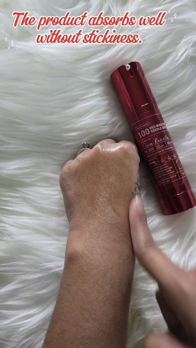 VT COSMETICS Red Booster Reedle Shot 100 review photo by KAVIG