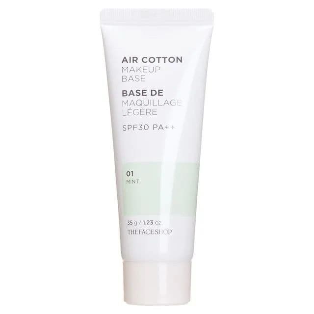 THE FACE SHOP Air Cotton Makeup Base SPF30 PA++ (01 Mint) review photo by sunnye