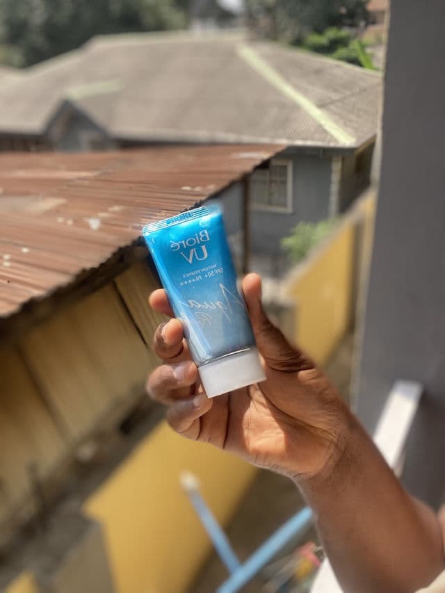 Biore UV Aqua Rich Weightless Moisturizer Broad Spectrum SPF50 Sunscreen review photo by thelizzyN