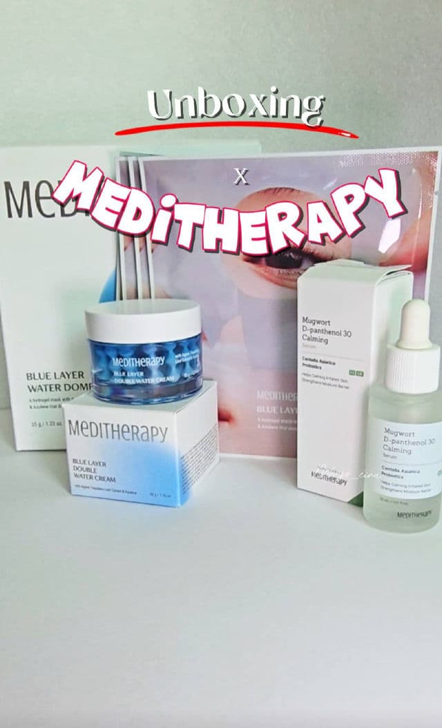 Meditherapy Blue Layer Water Dome Mask review photo by mhajoeira26