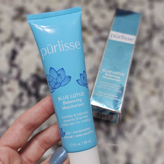 Purlisse Blue Lotus Balancing Moisturizer review photo by MommaProductReviews