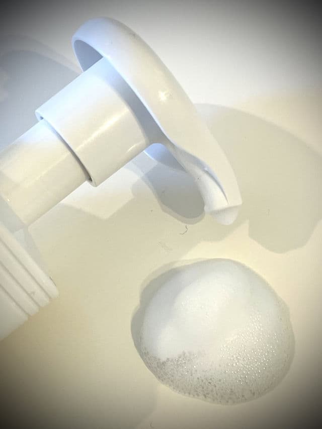 Curel Foaming Wash review photo by Papillon