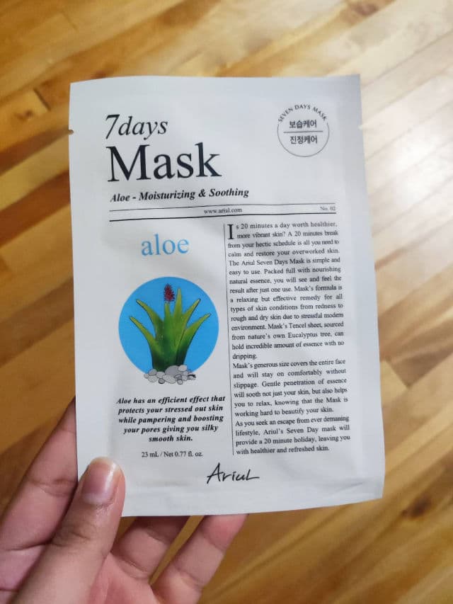 Ariul Aloe 7 Days Mask review photo by Azriel50