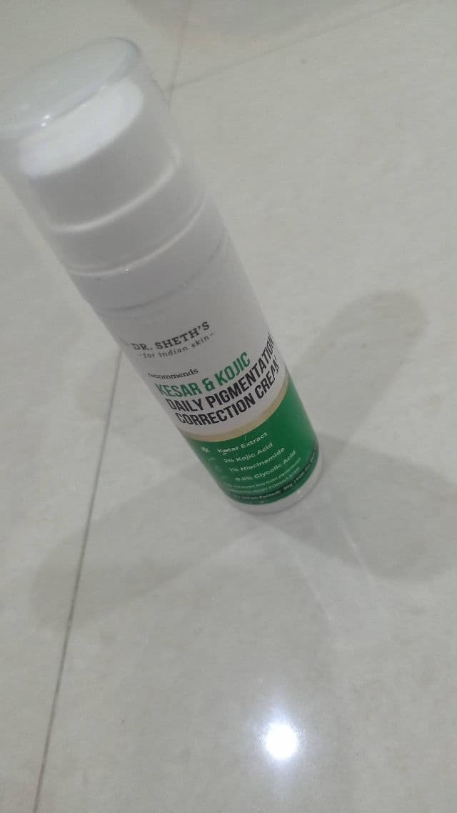 Dr. Sheth's Kesar & Kojic Daily Pigmentation Correction Cream review photo by MaimoonaNoorain