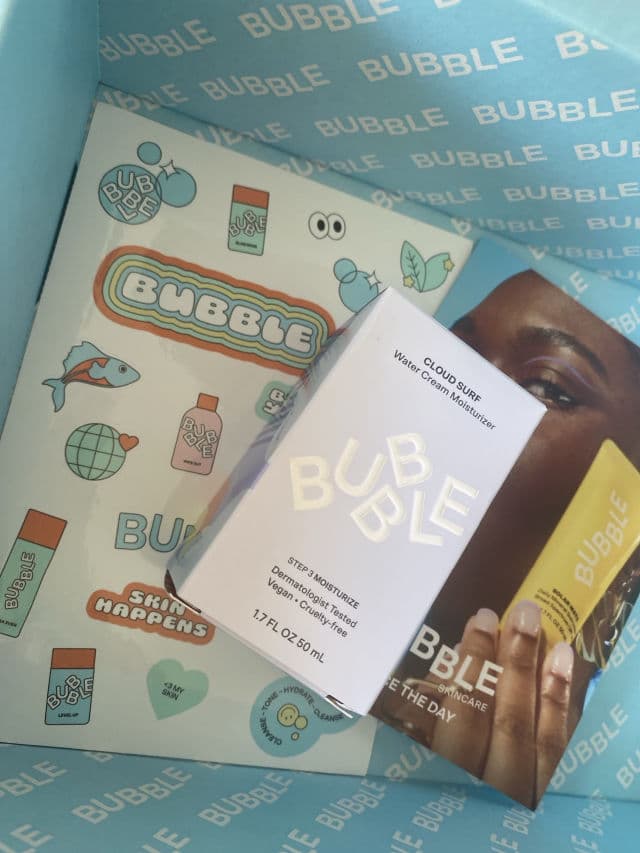 Bubble Cloud Surf Water Cream Moisturizer review photo by wavesbyme