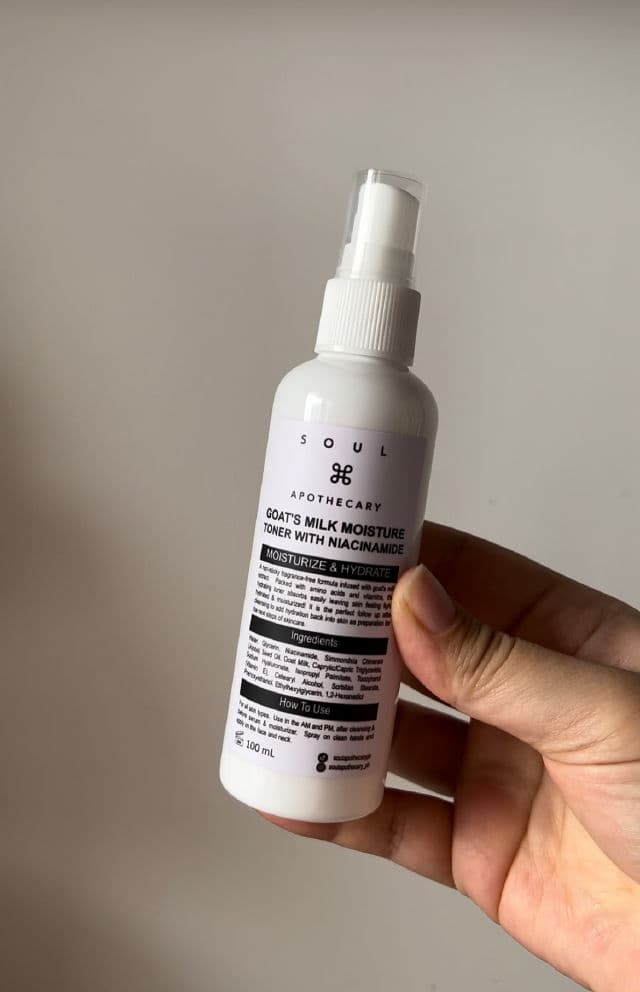 Soul Apothecary Goat's Milk Moisture Toner with Niacinamide review photo by beautyandberriesss