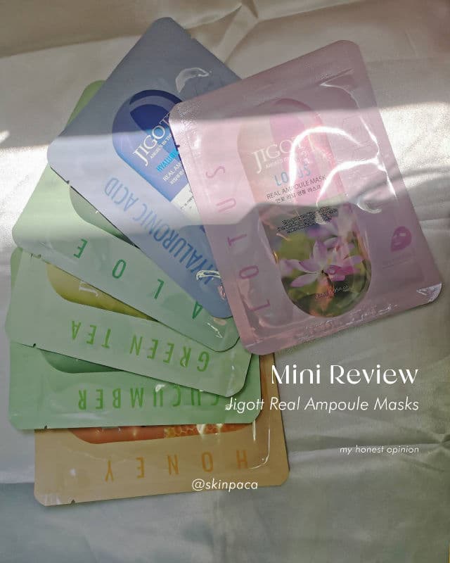 Jigott Lotus Real Ampoule Mask review photo by skinpaca