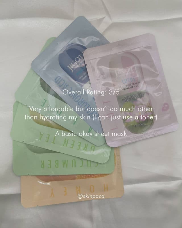 Jigott Lotus Real Ampoule Mask review photo by skinpaca