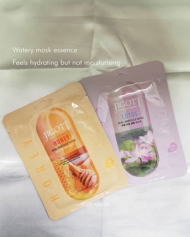 Jigott Lotus Real Ampoule Mask review photo by skinpaca