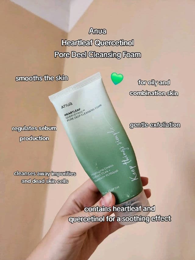 Heartleaf Quercetinol Pore Deep Cleansing Foam product review