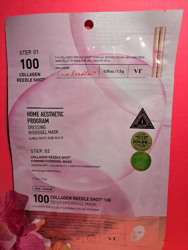 Collagen Reedle Shot 100 2-Step Hydrogel Mask product review