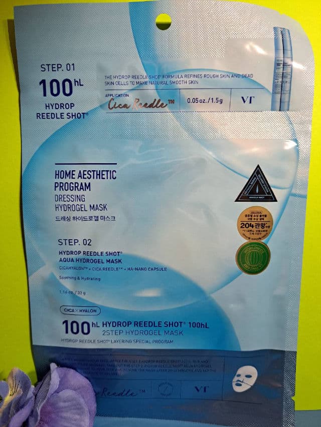 Hydrop Reedle Shot 100hL 2-Step Hydrogel Mask product review