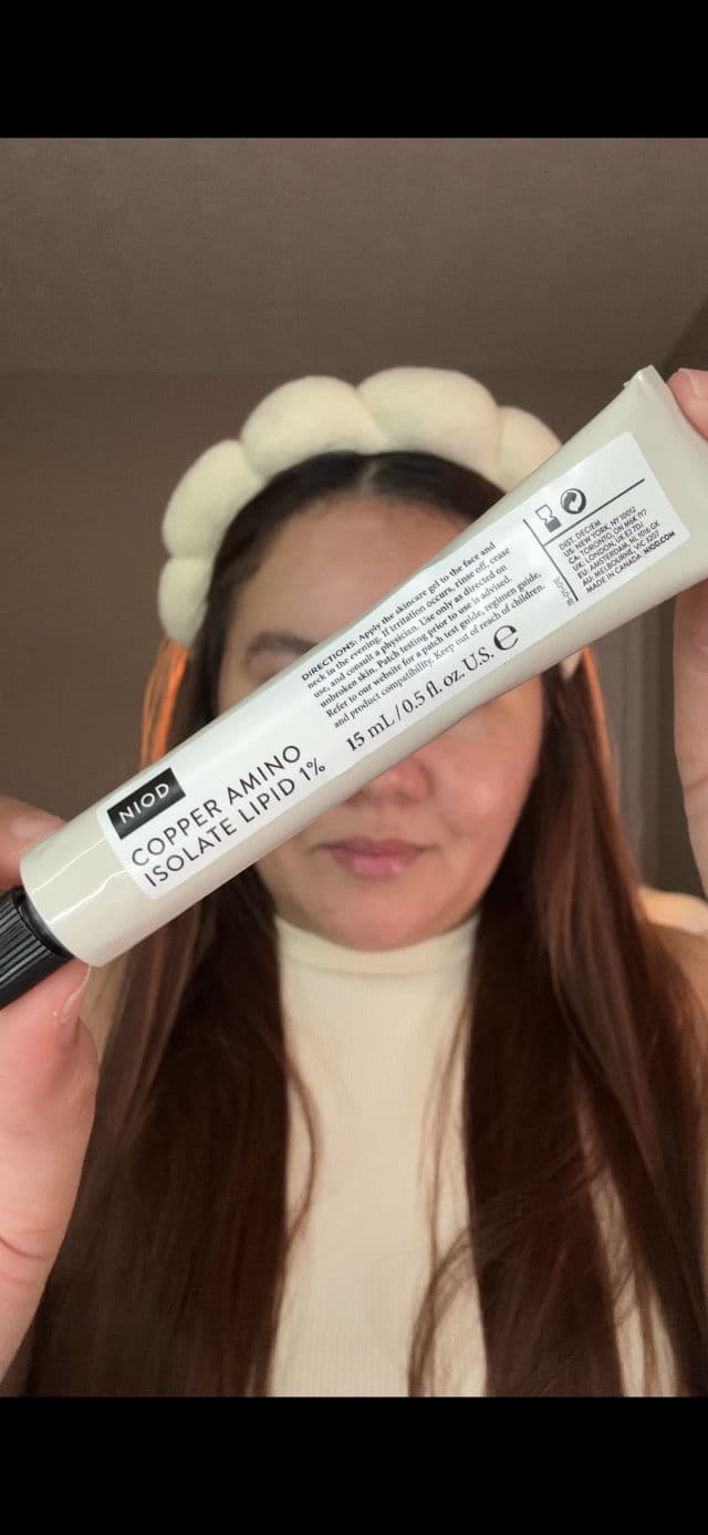 NIOD Copper Amino Isolate Lipid 1% Cail 1% review photo by Lizacarola