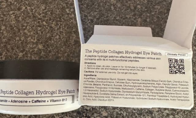 COSRX The Peptide Collagen Hydrogel Eye Patch review photo by taniaijaz