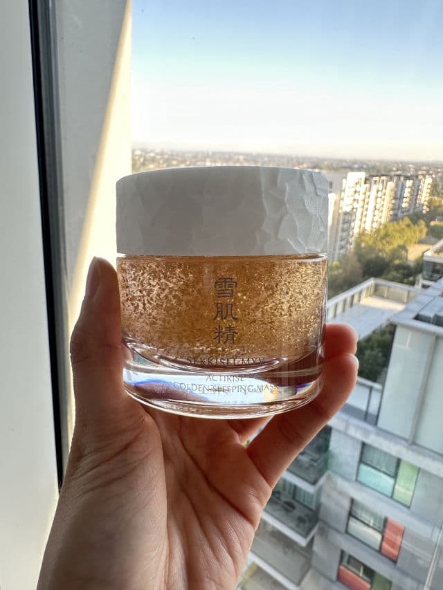 Sekkisei MYV Actirise Golden Sleeping Mask review photo by phebelim
