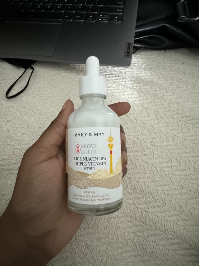 Mary&May Rice Niacin 10% Triple Vitamin Serum review photo by zainai