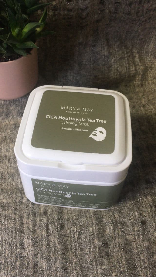 Mary&May Cica Houttuynia Tea Tree Calming Mask review photo by mudonyourface